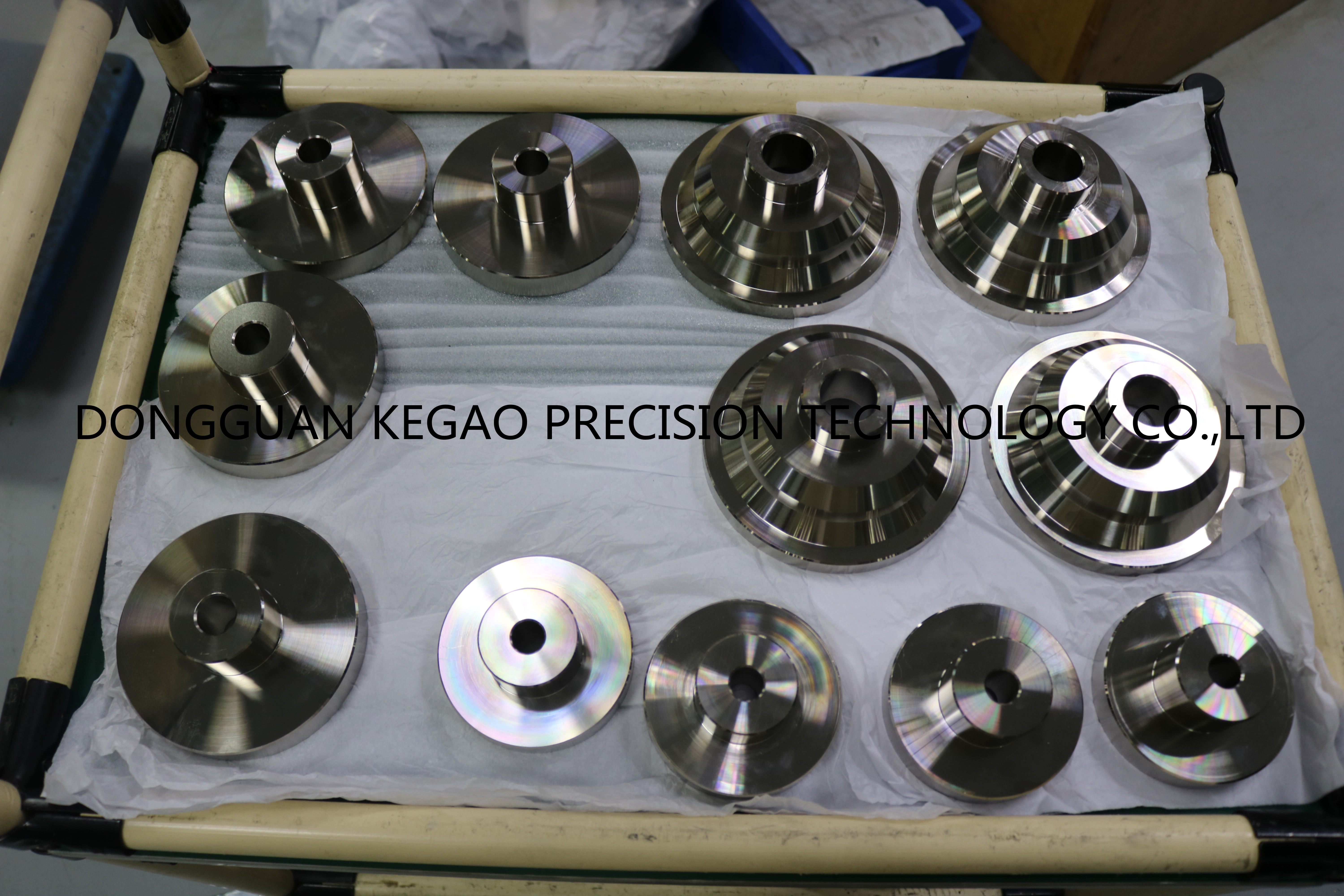 Bushing Precision Machining Parts S45C Material Nickel Plating 0.02 Angle