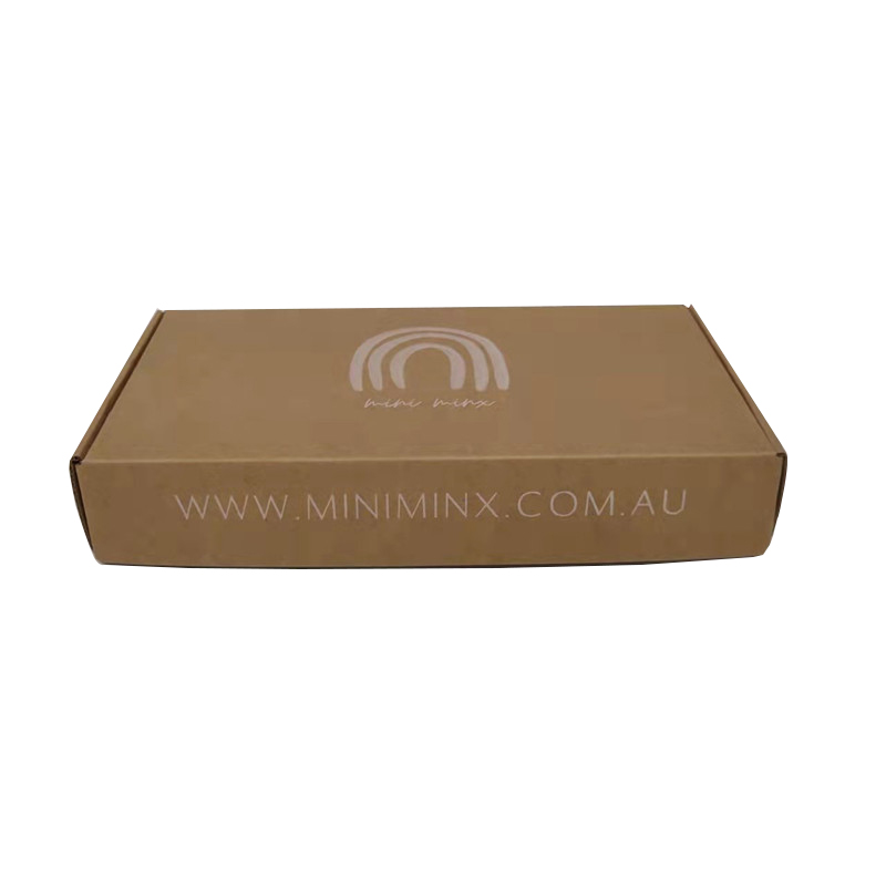 Recyclable Corrugated Shipping Packaging Mailer Box for Shoes and Clothing Custom Order