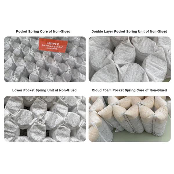 Factory Customization Pocket Coil Mattress Spring Double Layer Pocket Spring Unit of Non Glued