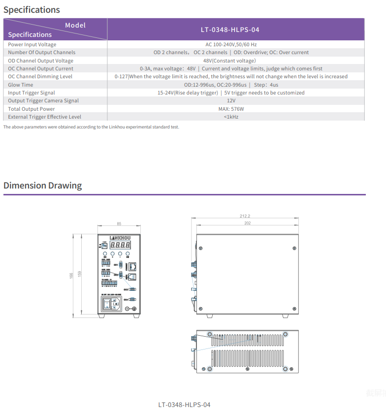HSC Series 0348 Strobe Lighting Controller 12V 2channel High Brightness