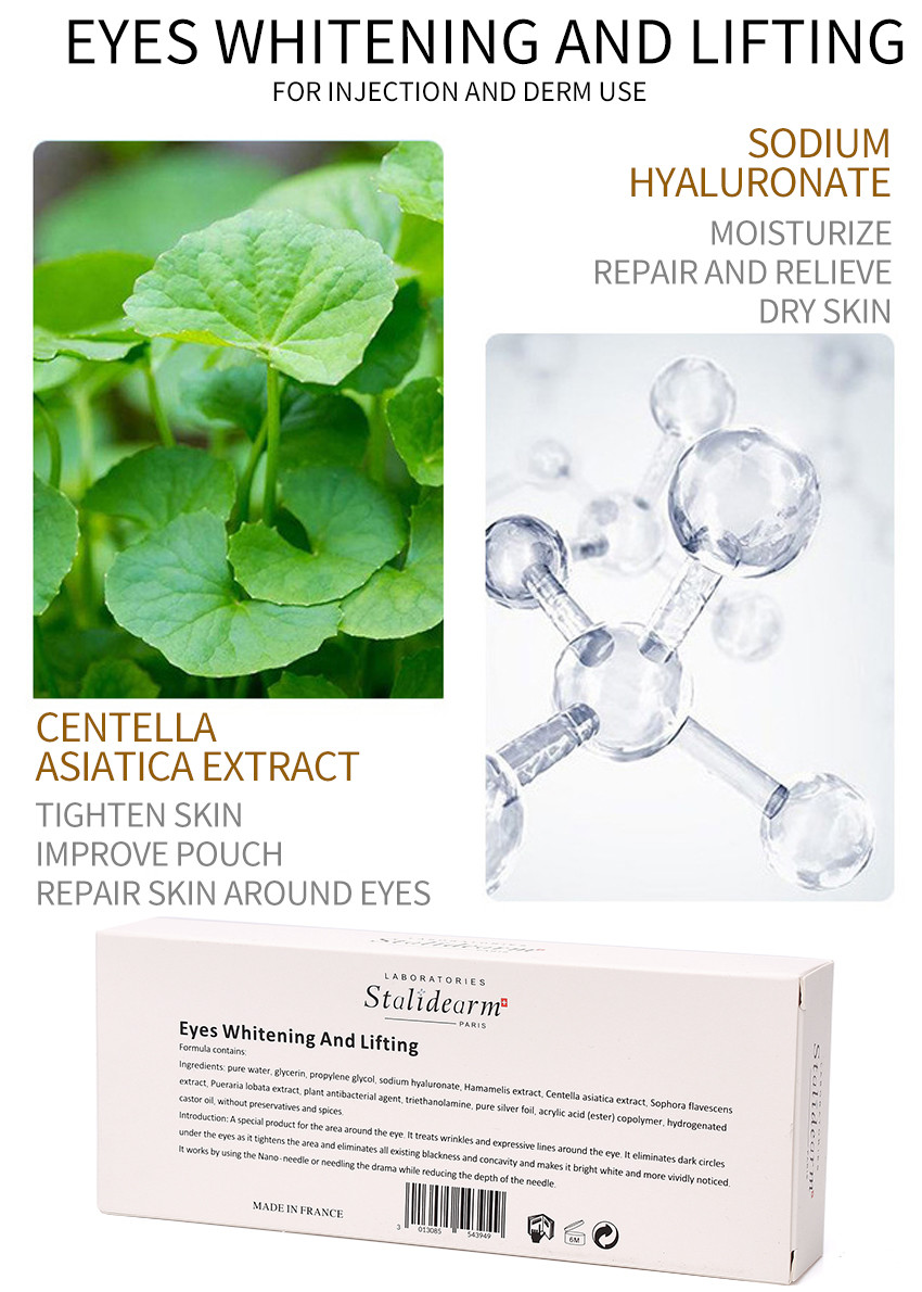 Skin Whitening Serum Injection For Eye Whitening And Lifting Essence Set 5pcs/Set safe effect