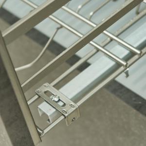 China Luxury 862mm Modular Cabinet Accessories Stainless Steel Drawer Basket wholesale