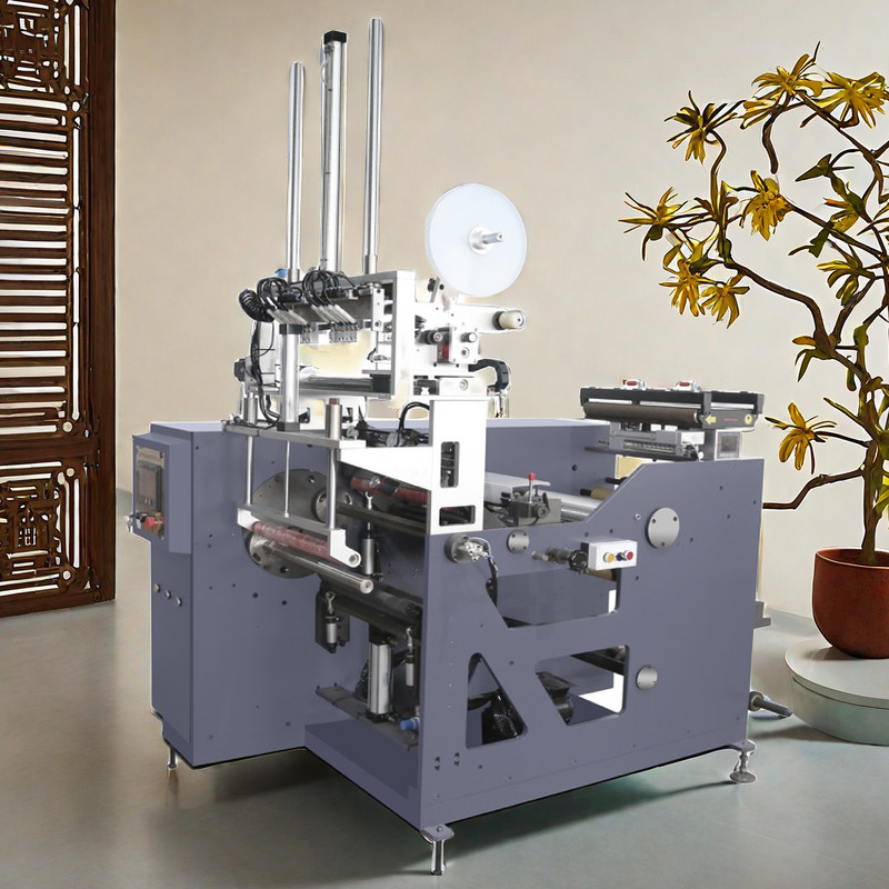 Highly precise Fully automatic non-stop 4 spindle shaft turret rewinder for label slitting machinery