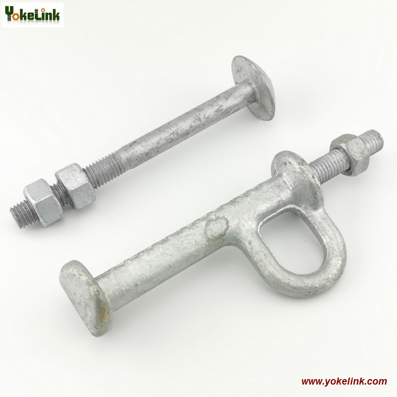 5/8" Tower Pole Step with Nut Galvanized for Transmission Tower