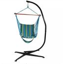 300LBS Hotel Canvas Cotton Hammock Outdoor Garden Swing Rope Round Chair for