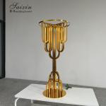 Event Table Decoration Gold Flower Centerpiece Stand Metal 100cm