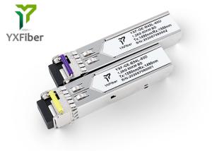 China 1.25G BIDI 80km SFP Fiber Optical Transceiver Module LC Connector wholesale