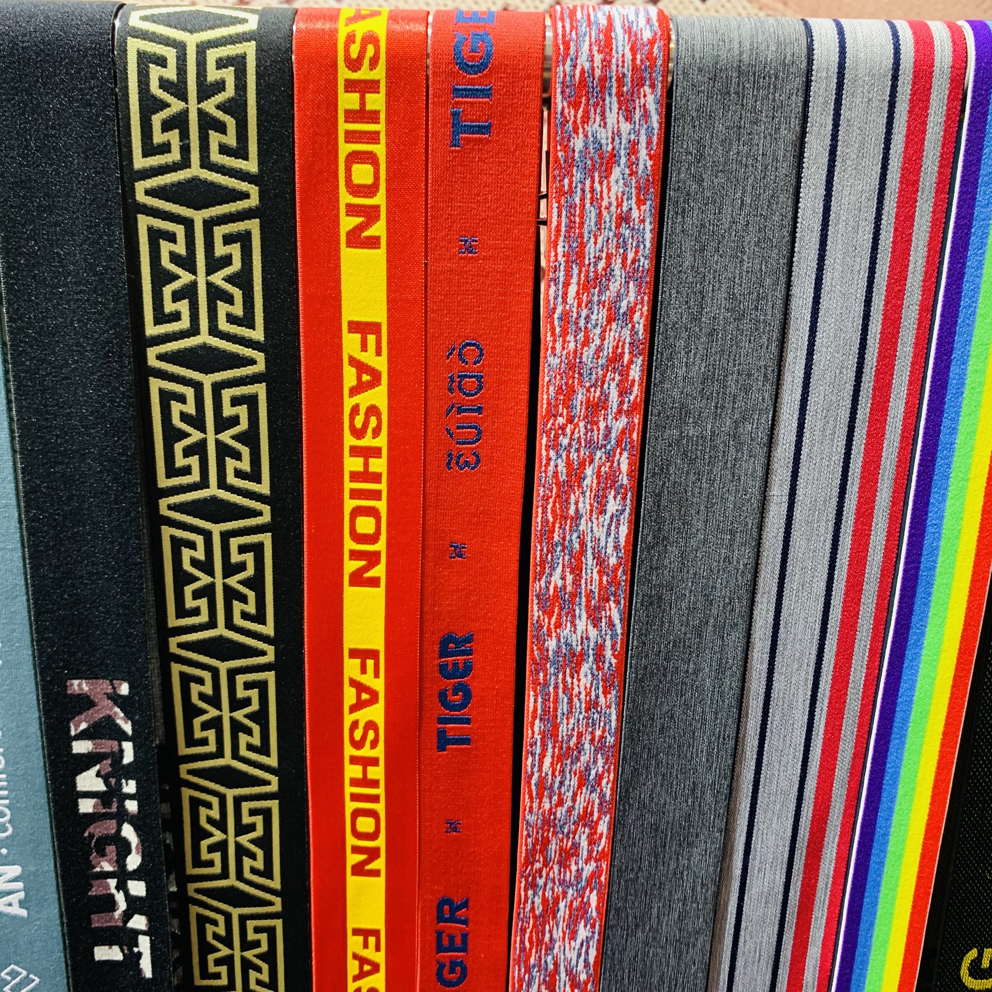 Custom Printed Spandex Eyelet Sublimation Waist Jacquard Elastic WaistBand For Boxer