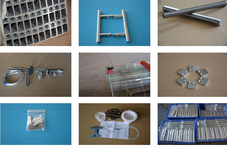 EN12150/CE/SGCC/Australian Certificate 6-12mm Single Curved Bent Tempered Shower Door Glass