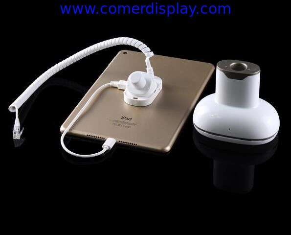 COMER security mobile phone tablet charging display stand alarm holder with charging cables