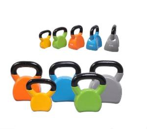 China Colored Fitness Equipment Kettlebell PVC Coated Neoprene Kettlebell wholesale