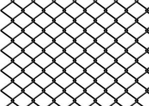 China Black PVC Coated Diamond Chain Link Fence wholesale