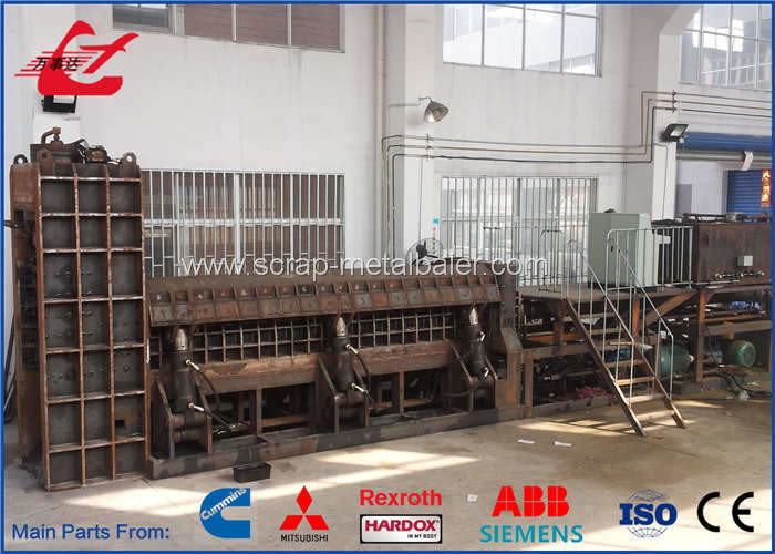 Hydraulic Scrap Metal Shear Baler With Diesel Engine WANSHIDA Y83Q-4000B