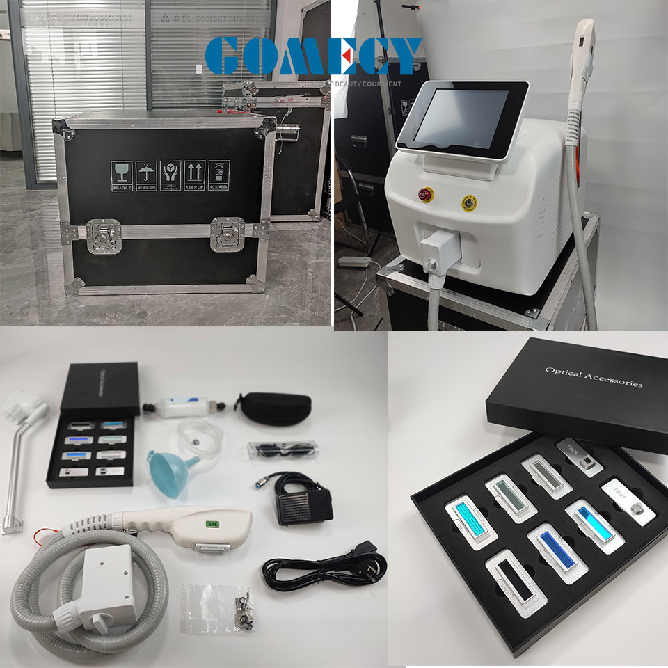 Ice Cooling System IPL DPL Hair Removing Machine With 1000W IPL Drive Power