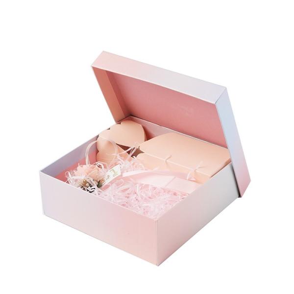PMS Pantone ISO14001 Clothing Gift Boxes Kraft Paper TUV With Disposable Tape