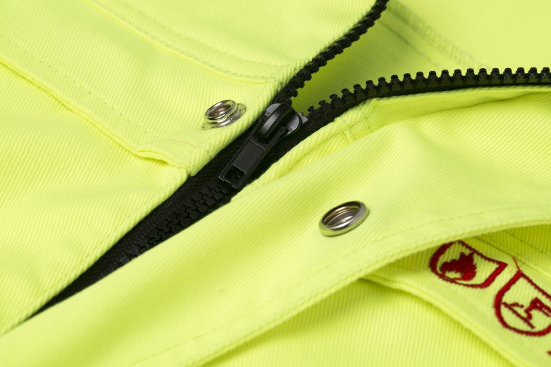 99% Cotton Anti Static FR Work jacket With Reflective Tape , HIVIS FR Work jacket Mens