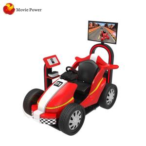 China Movie Power Children Amusement 9D Simulator Virtual Reality Racing Game Machine wholesale
