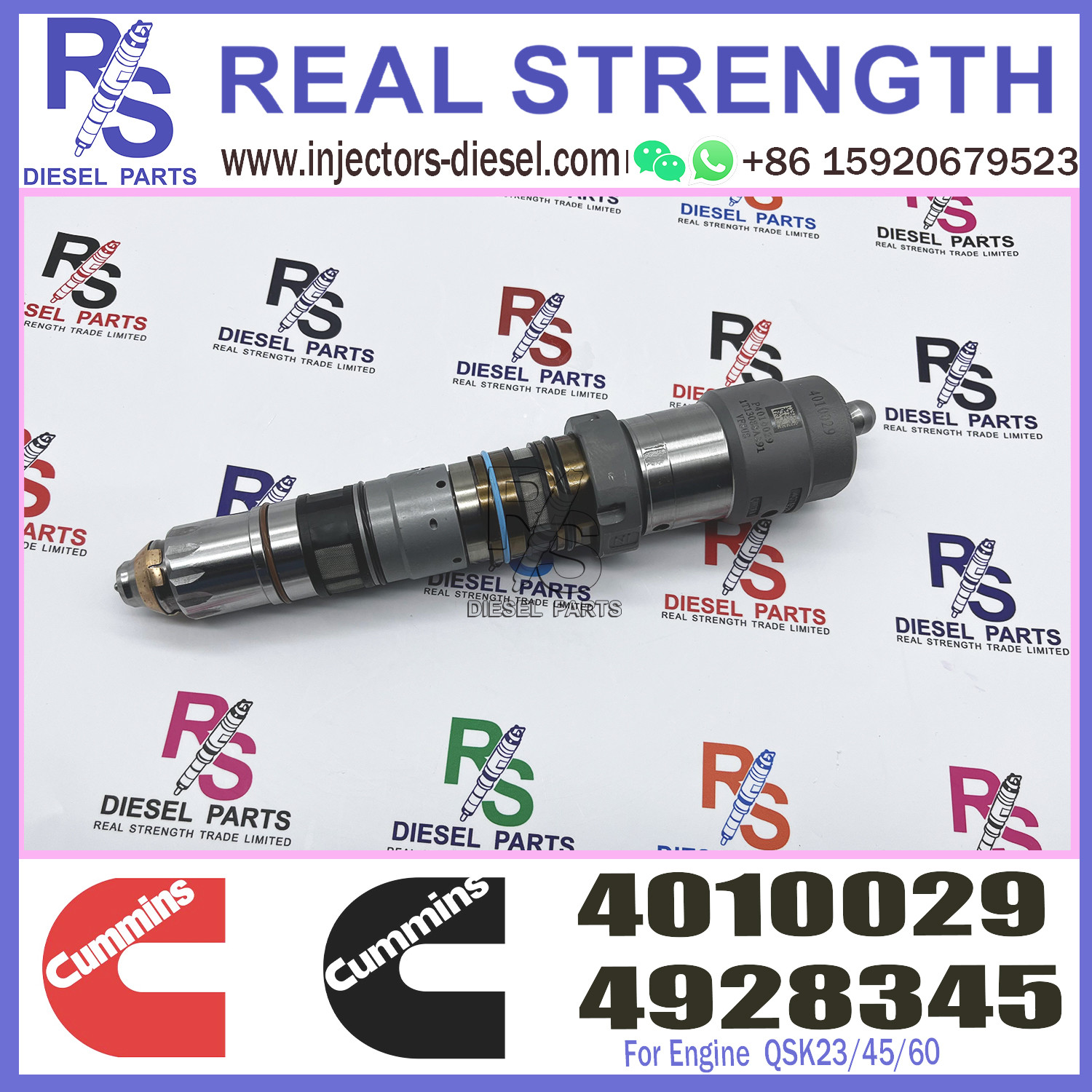 K19 KTA19 Diesel Fuel Injector Nozzle 4928345 4087886 4001830 4010029