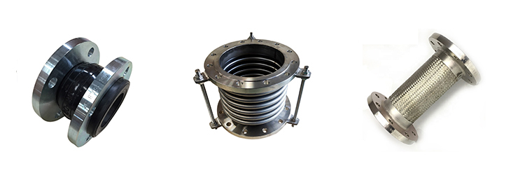 Chemical Anti-Corrosive Gas Compensator 304 SS Braided Metal Hose Flexible With PTFE Flange
