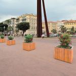 Street Rectangle OHSAS18001 Certificate Wooden Flower Pots