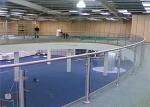 Round Post Stainless Steel Glass Railing For Real Estate Development Companies