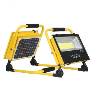 China 100W Portable Rechargeable LED Flood Light With IP66, 14000Lumens For Film And Photography wholesale