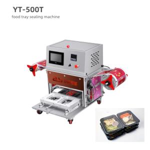 China 1200W Tabletop Plastic Food Tray Sealing Machine Semi Auto wholesale