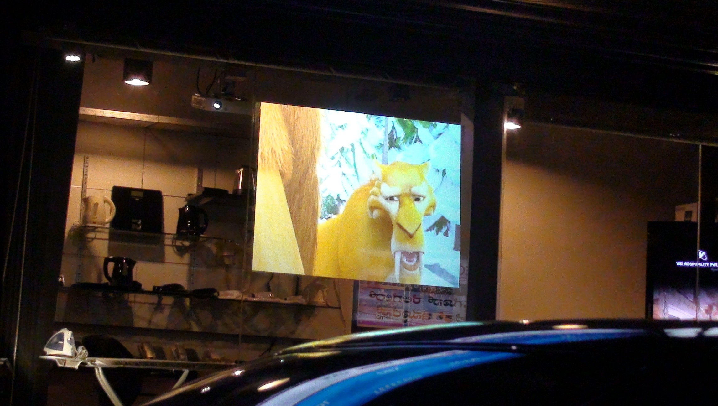 Projection Screen Vinyl Fabric Korea Touch Transparent Rear Projection Film Reflective