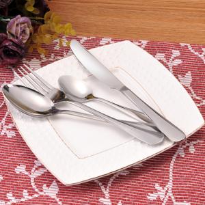 China high-grade polished stainless steel flatware set dinner cutlery sets wholesale