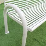 White Street Furnitures L1500xW620xH900mm Outside Metal Bench