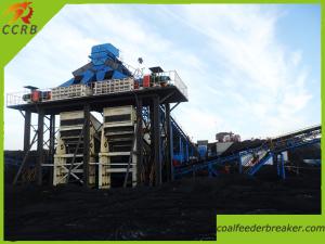 China 3000TPH Skid Mounted Open Pit Mine Coal Crushing Plant wholesale