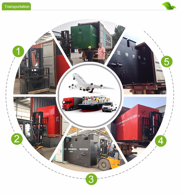 330*180*220cm Underground Type MBR Sewage Treatment Systems for Water Treatment Plant
