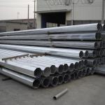 Polygonal metal 35-foot-high 3mm thickness ASTM A123 hot dip galvanized power