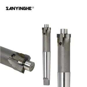 China Movable Carbide Milling Cutter Taper Shank Countersunk Head Tungsten Steel Insert Round Hole wholesale