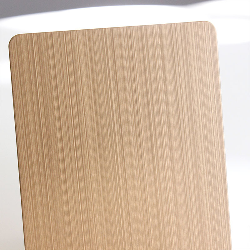 304 Brushed Decorative Stainless Steel Sheet 201 Hairline Stainless Steel Panel