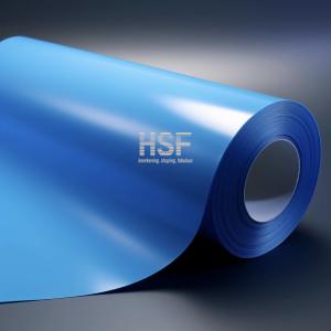 China 50 μM Blue Monoaxially Oriented Polyethylene Film For Packaging Agriculture Construction Medical Etc. wholesale