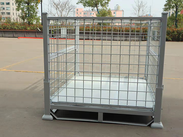 Customizable Steel Stillage Cage Carton Packaging Option For Warehouse Storage