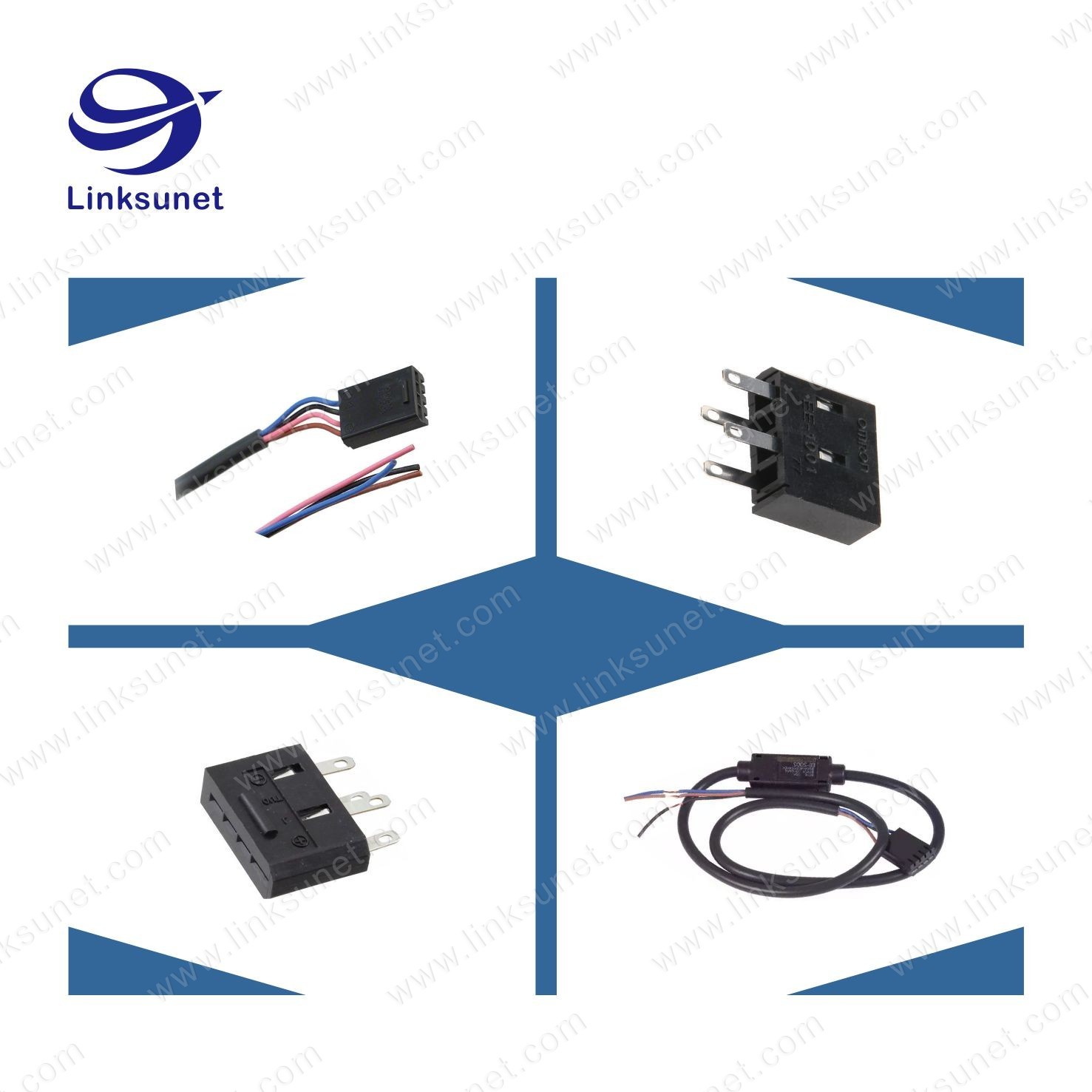 Omron EE-1001 black and molex 39 - 01 - 2101 4.2mm natural connector wiring harness for engine