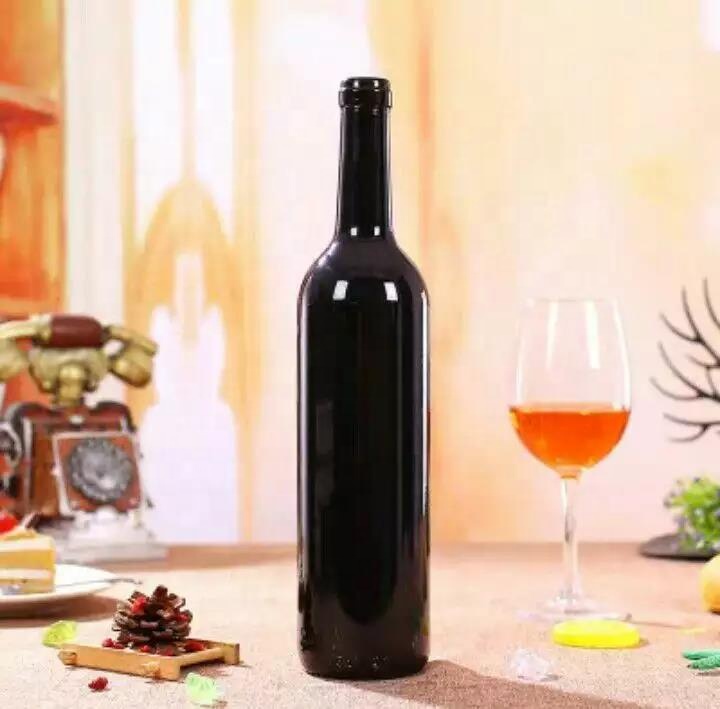 750ml Super Flint Glass Antique Green Color Champagne Bottle for Whisky Connoisseurs