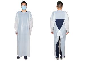 China Food Processing Cleaning Disposable Waterproof Medical CPE Apron wholesale