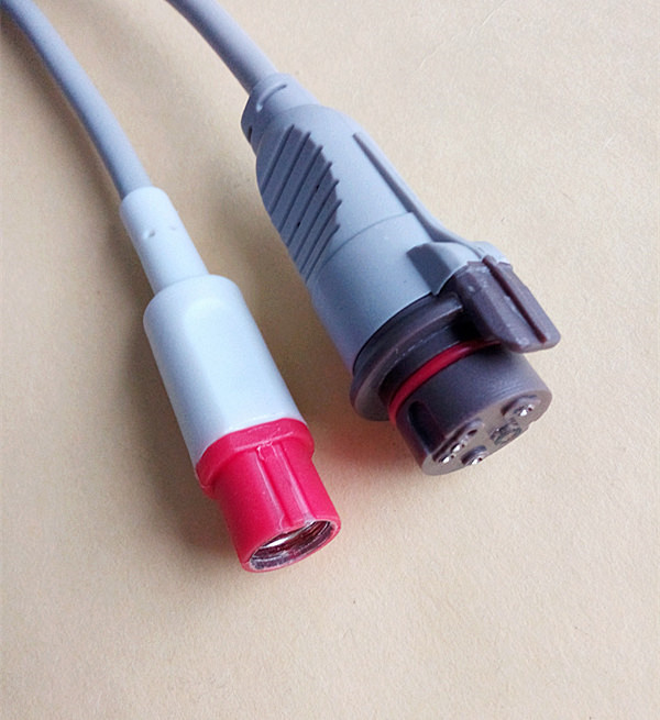 Siemens IBP Cable With HP Transducer Side Light Grey TPU Material Cable