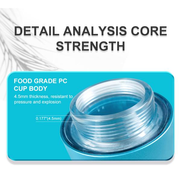 Health Care Food Grade PC Hydrogen Water Cup Portable Smart 6000ppb