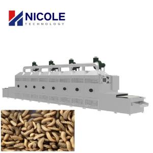 China Microwave Tunnel Heavy Duty Commercial Dryer Machine For Black Soldier Fly Larva wholesale