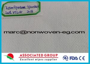 China Apecture / 22 Mesh Spunlace Nonwoven Fabric , Non Woven Needle Punched Fabric wholesale