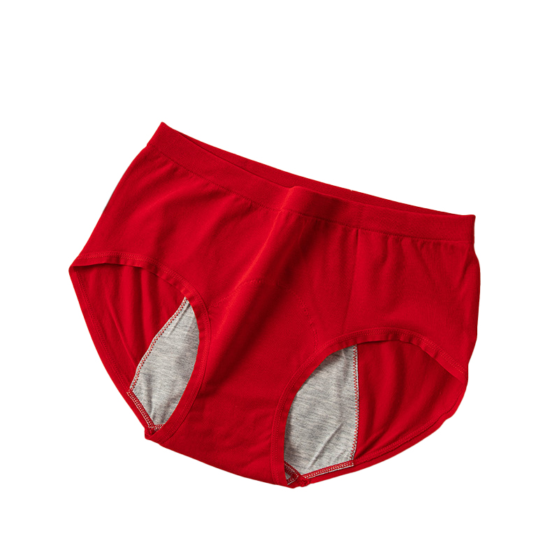 High Cut Women Cotton Panties Plain Dyed Multi Color Seamless