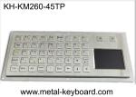 SUS304 81x81mm Waterproof Keyboard With Touchpad FCC PS2