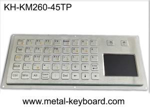 China SUS304 81x81mm Waterproof Keyboard With Touchpad FCC PS2 wholesale
