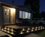 Warm White SS304 H36mm Waterproof LED Deck Lights