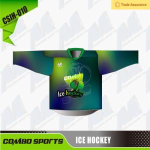 China ISO9001 BSCI Team Ice Hockey Jersey For Training Sublimation Print wholesale