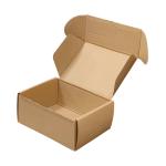 Custom Kraft Paper Mailer Box Packaging Recyclable Corrugated Cardboard Mailer